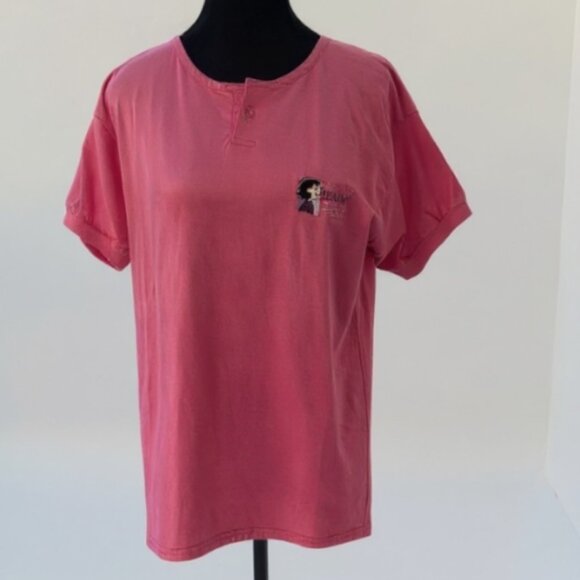 Vintage Peanuts Lucy I'm Gonna Be Crabby Graphic Polo Style T Shirt Size M - Picture 8 of 13